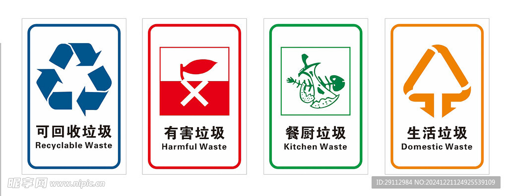 垃圾分类标识