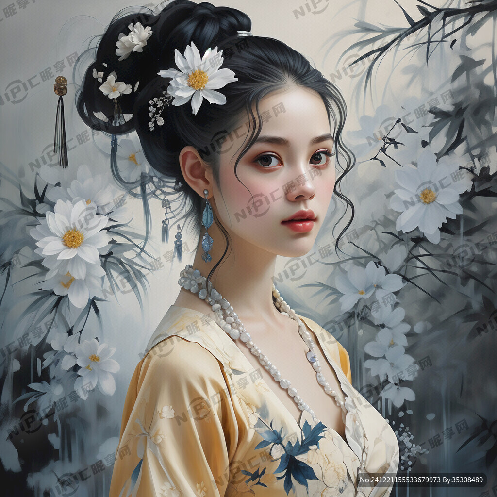 一个漂亮的中国女孩 柳叶眉