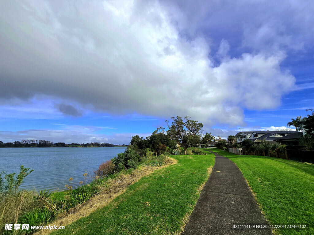 奥克兰海边小镇风景