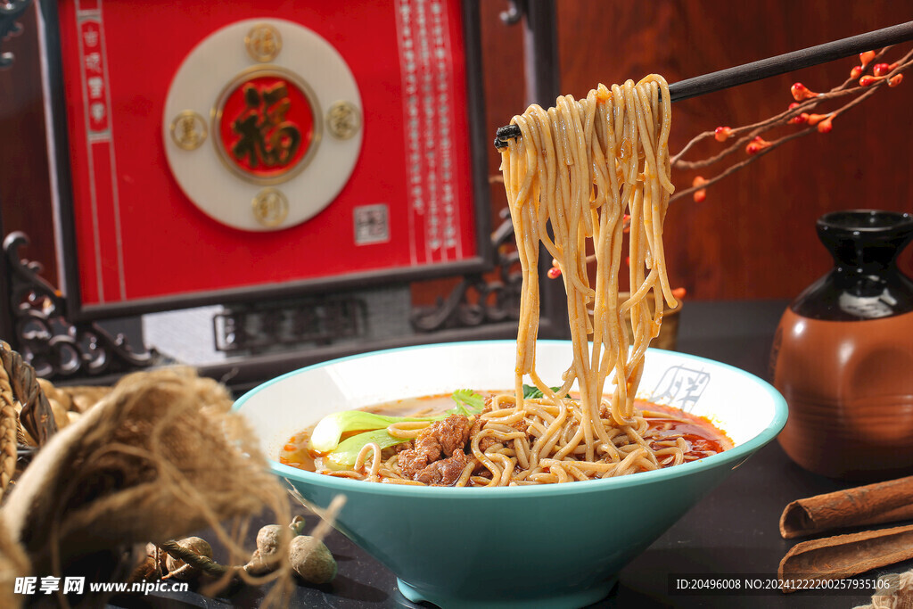 猪肉荞面饸饹