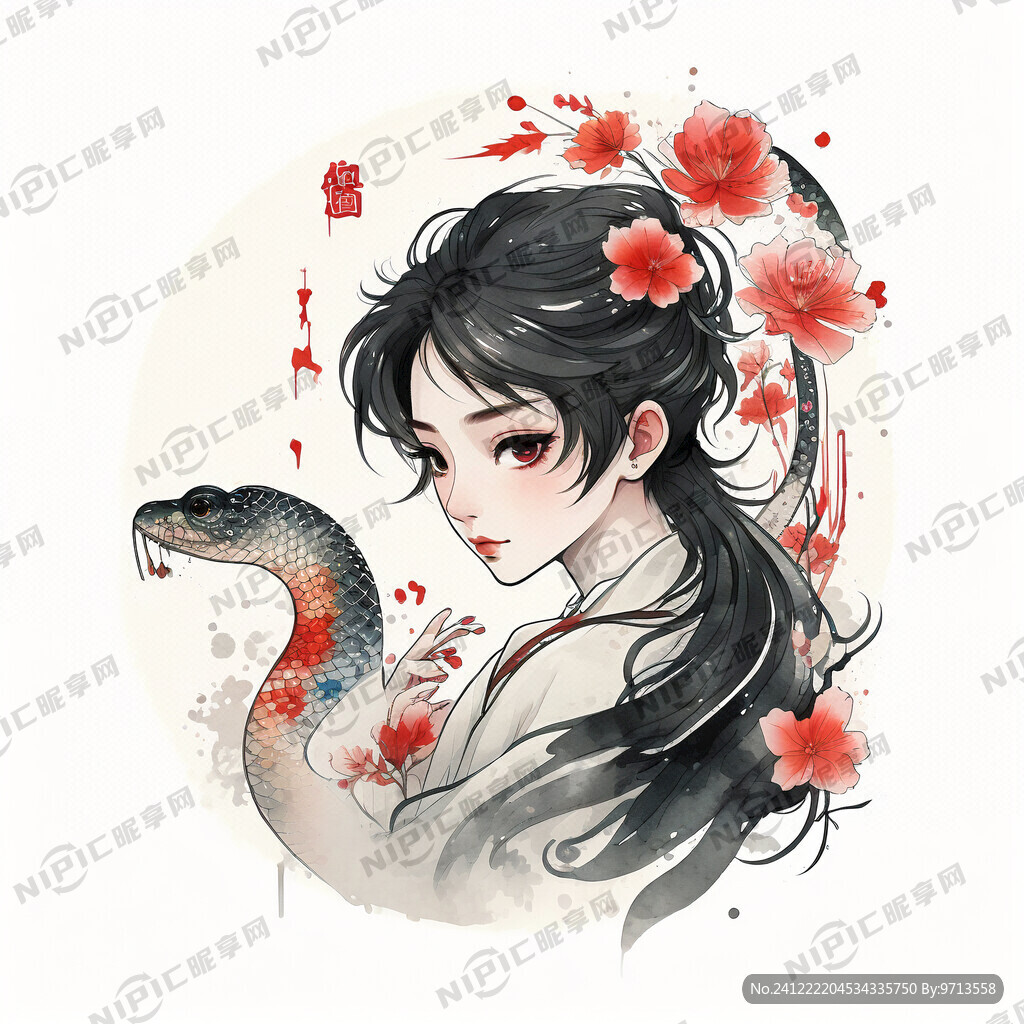 明星华晨宇 蛇年 窗花类
