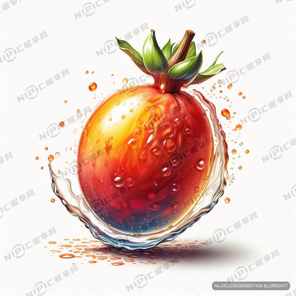 一颗云南人参果 晶莹剔透