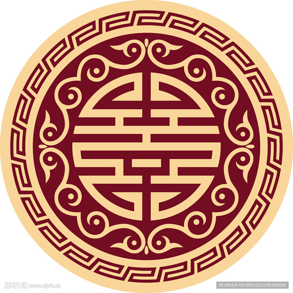中国风花纹