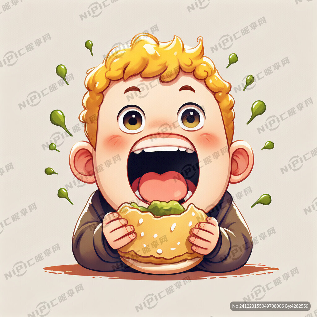 卡通可爱的小朋友人物 男的