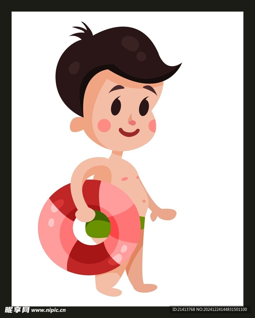 游泳男孩