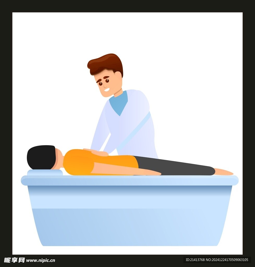手绘医疗人物