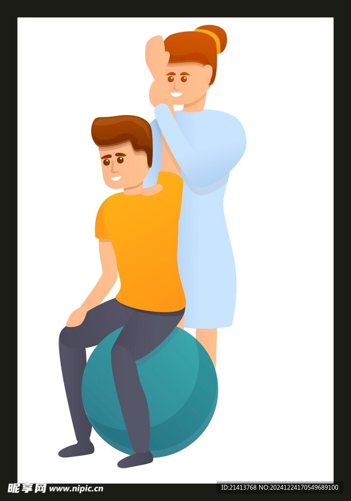 手绘医疗人物