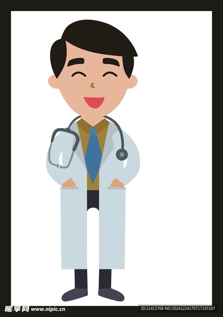 手绘医疗人物