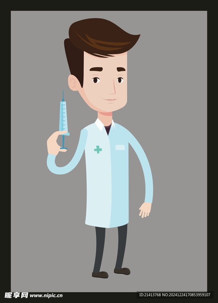 手绘医疗人物