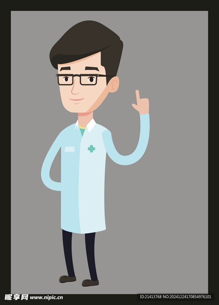 手绘医疗人物