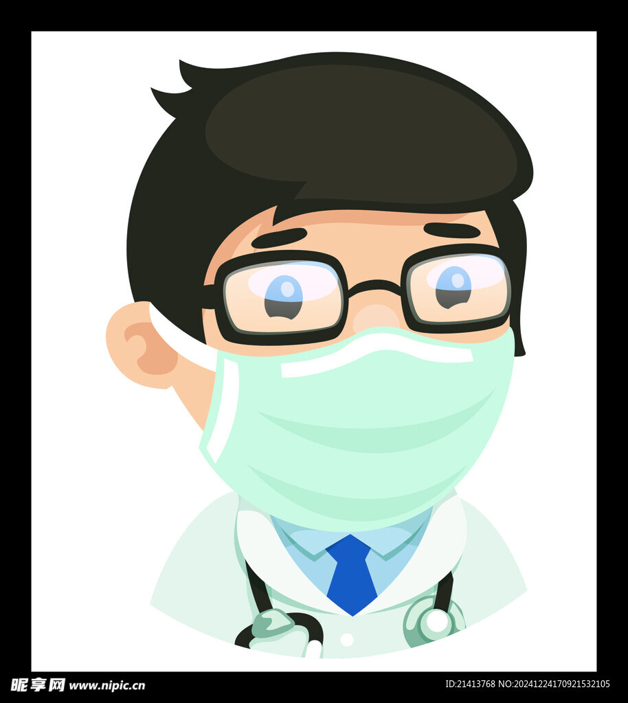 手绘医疗人物