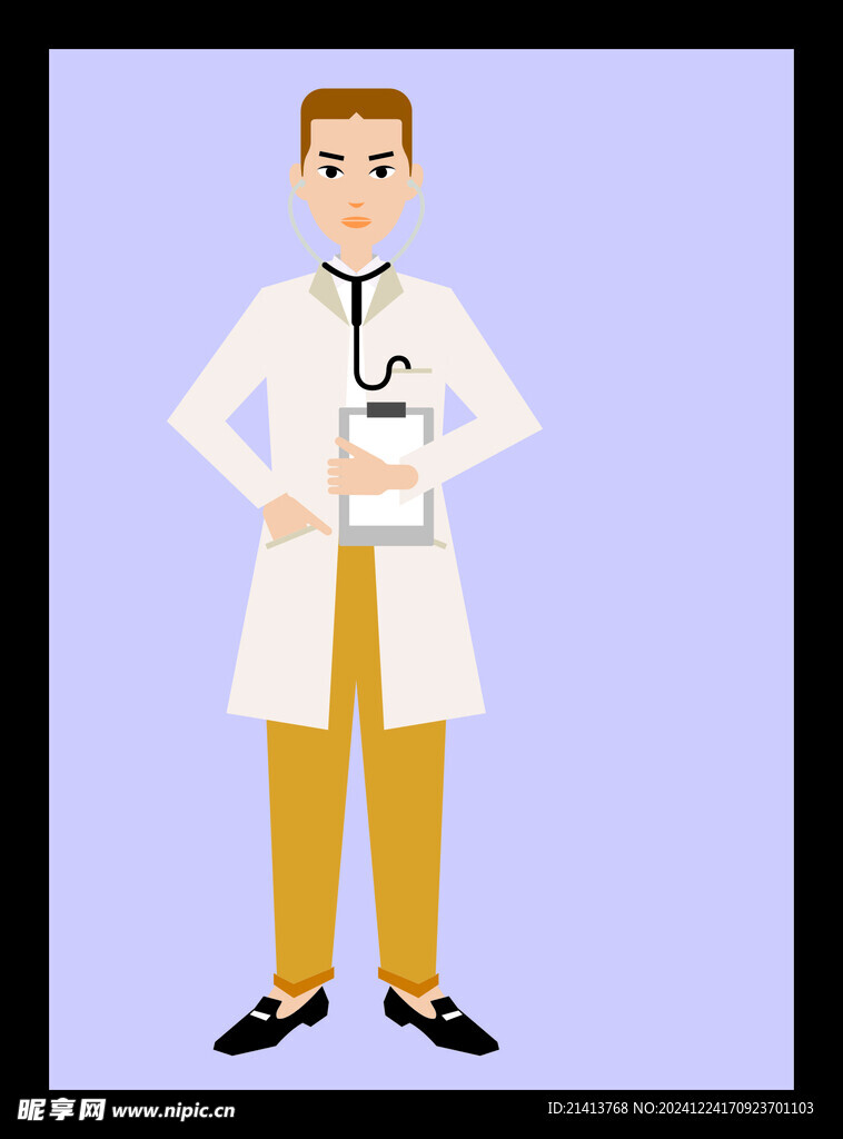 手绘医疗人物