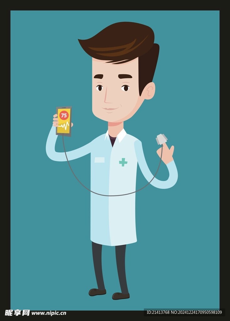 手绘医疗人物