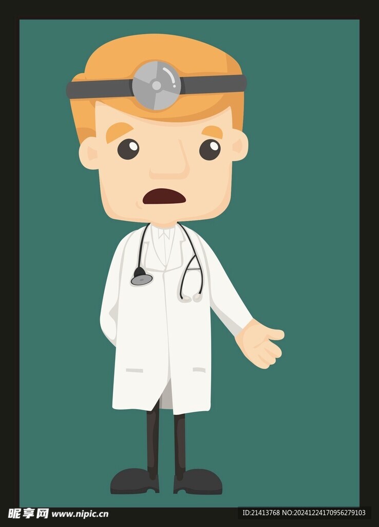手绘医疗人物