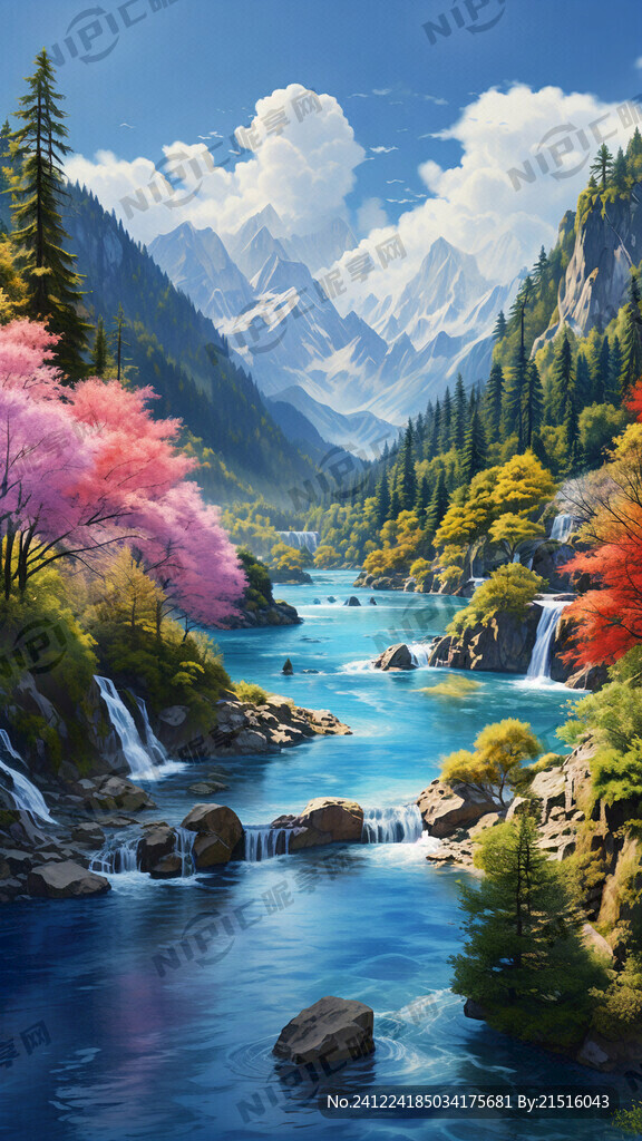 蓝月谷和九寨沟
