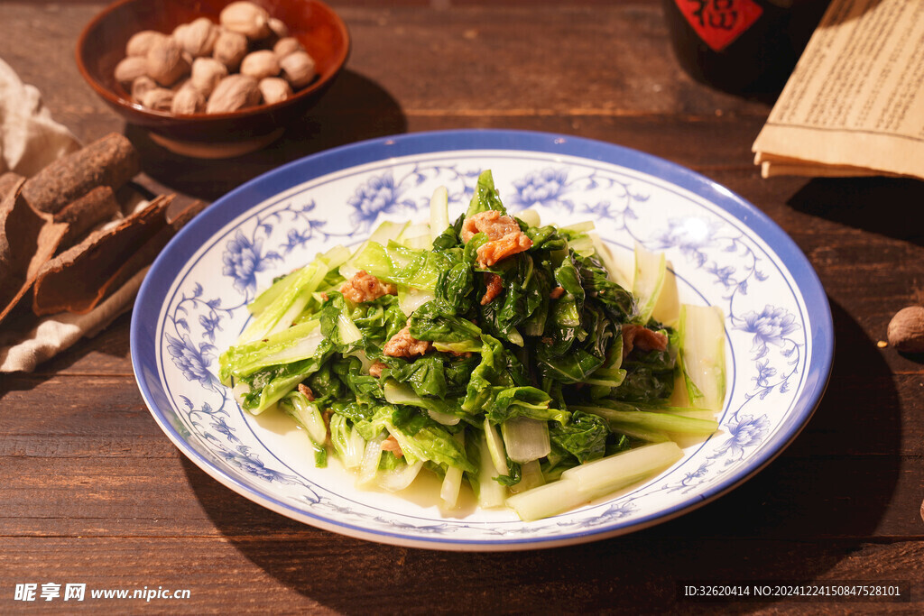 油渣炒青菜