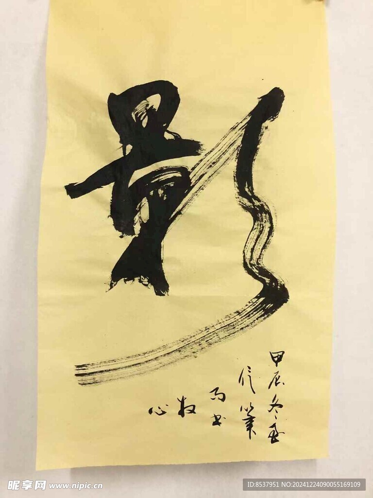 影 大字书法