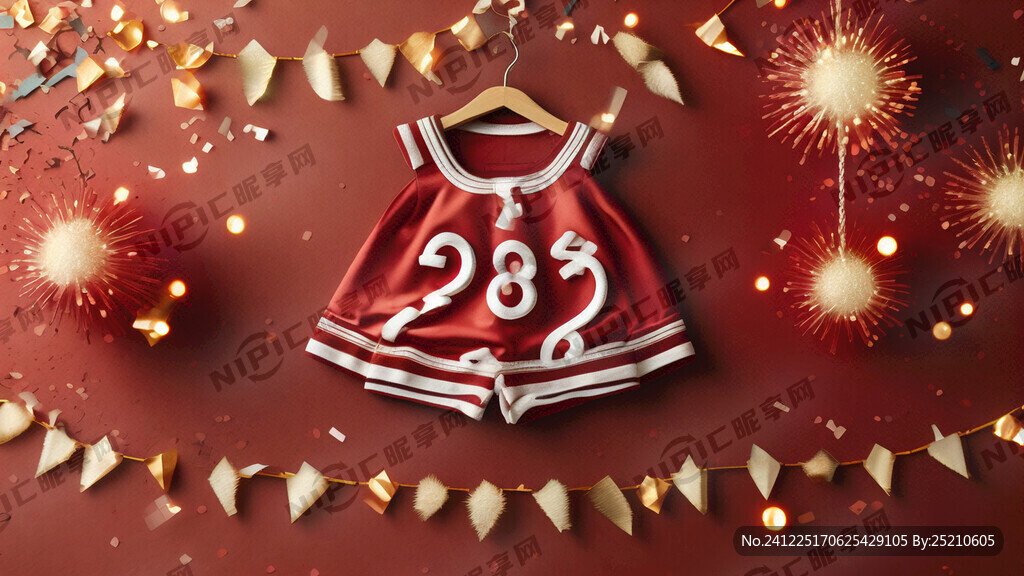 童装 两件45折 喜庆背景