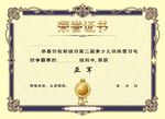 荣誉证书亚军