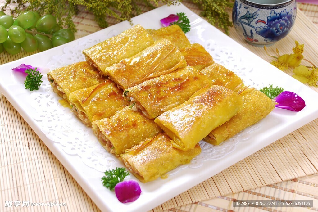 生煎菜卷