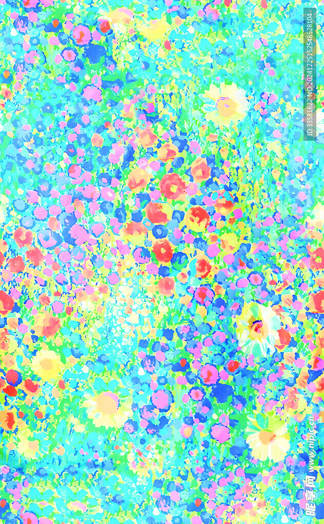 扎染花