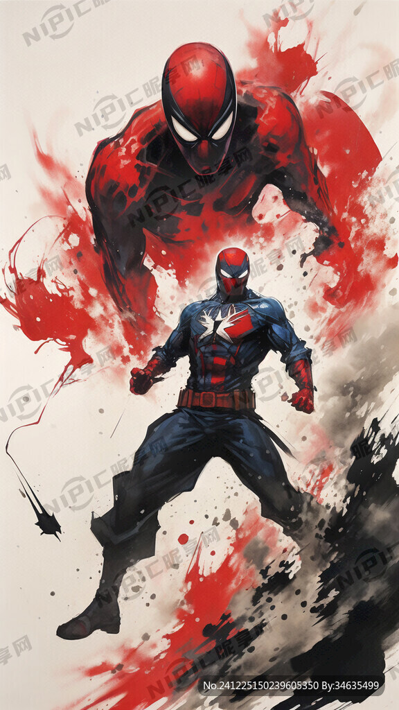 蜘蛛侠打美国队长