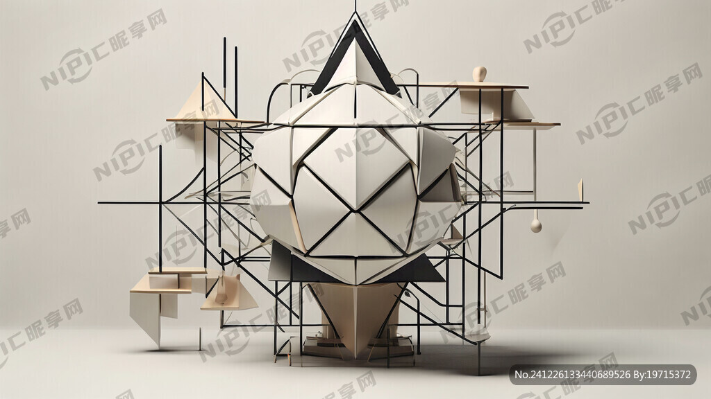 思维 数学几何 3d立体 简约