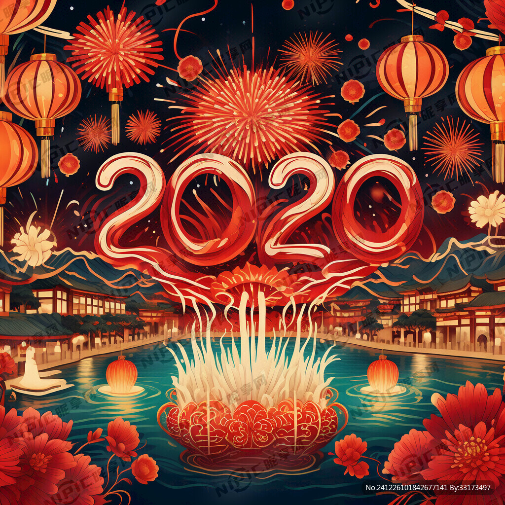 2025年元旦蛇年海报