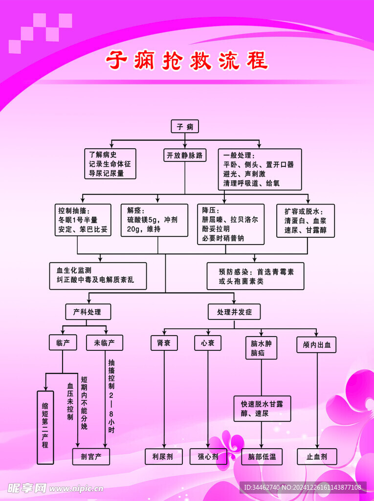 子痫抢救流程