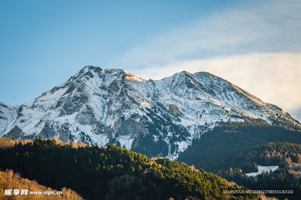 瑞士山风景