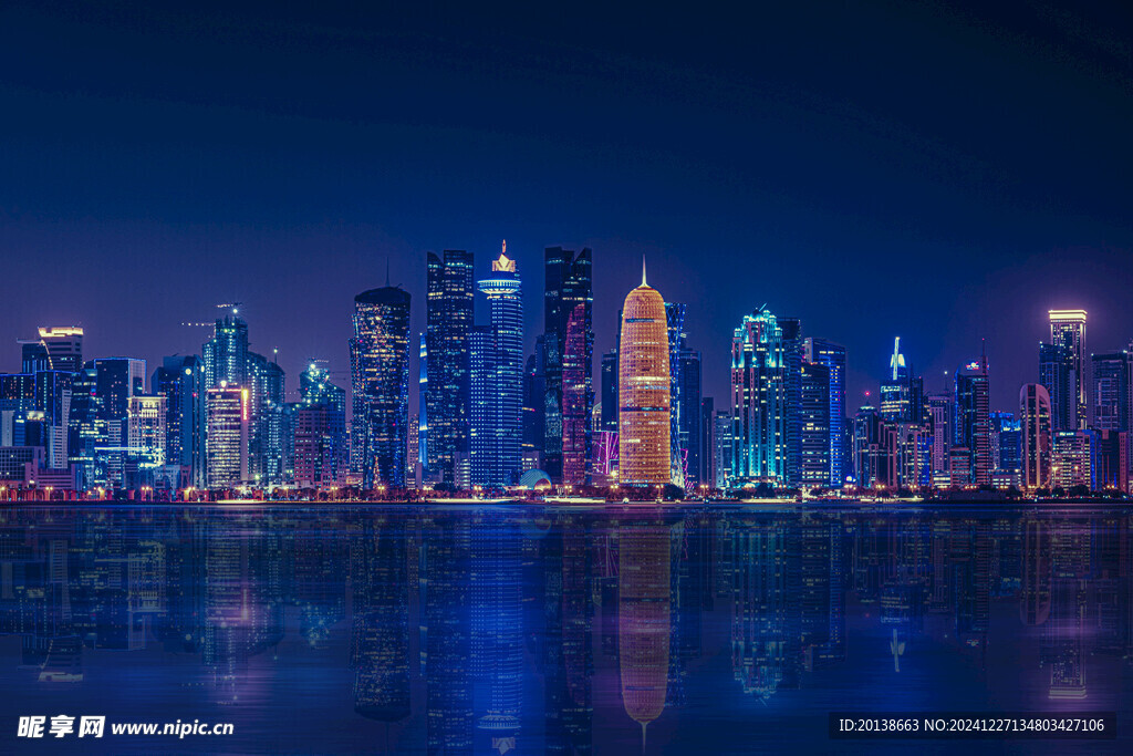 城市灯光夜景