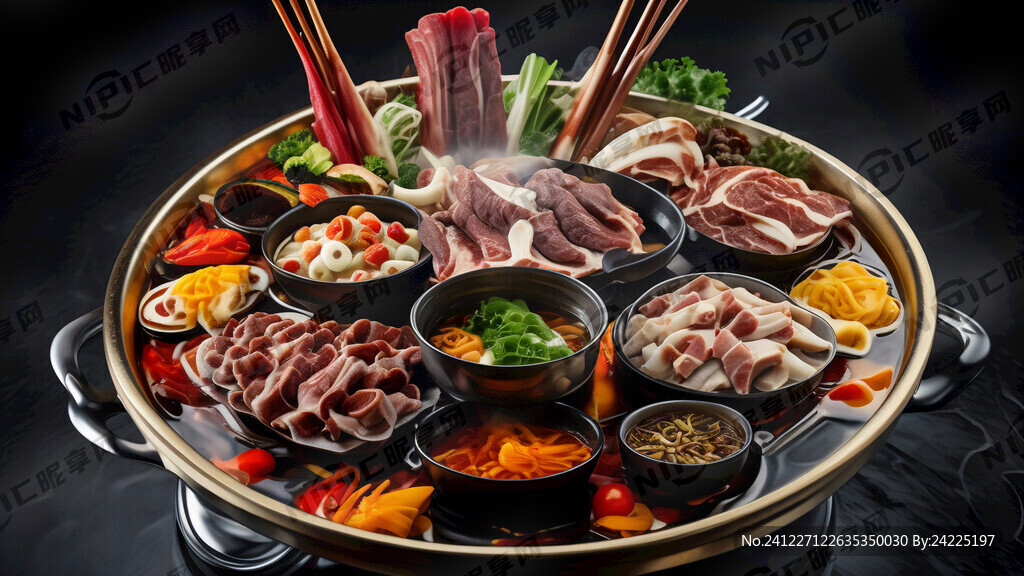牛肉牛杂火锅 自助火锅