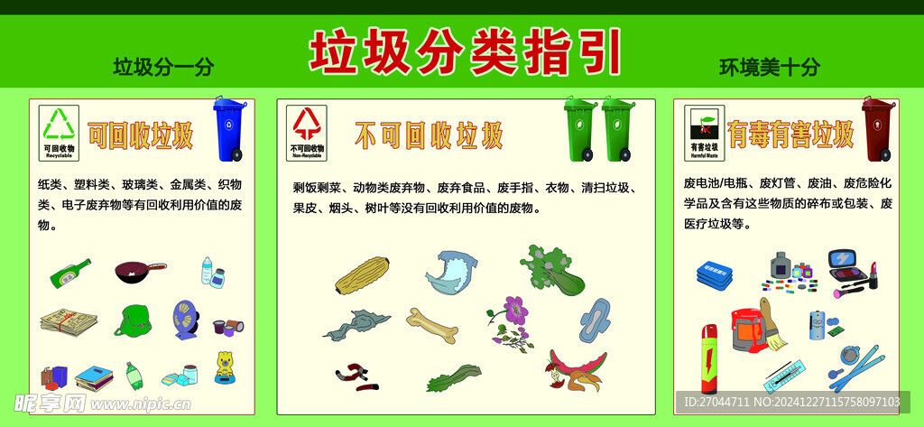 垃圾分类指引