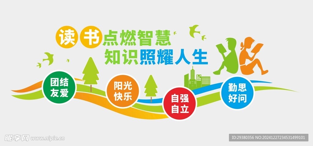 阅读文化墙