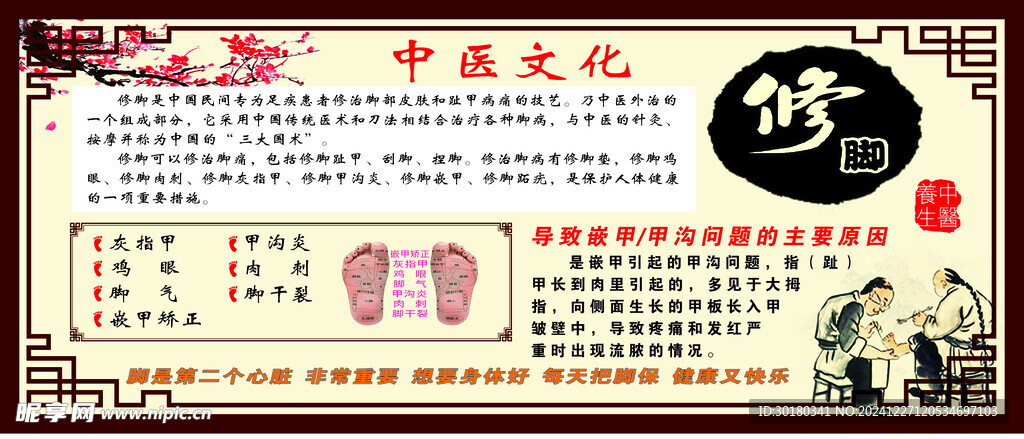 中医文化修脚