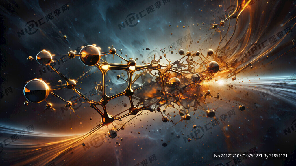 太空科幻  深邃金色