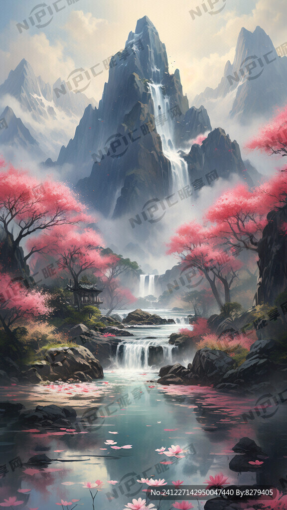 游戏梦幻唯美新中式风景 超高清