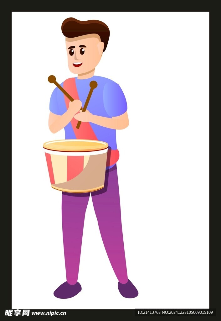 手绘音乐人物