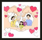 幸福家庭人物