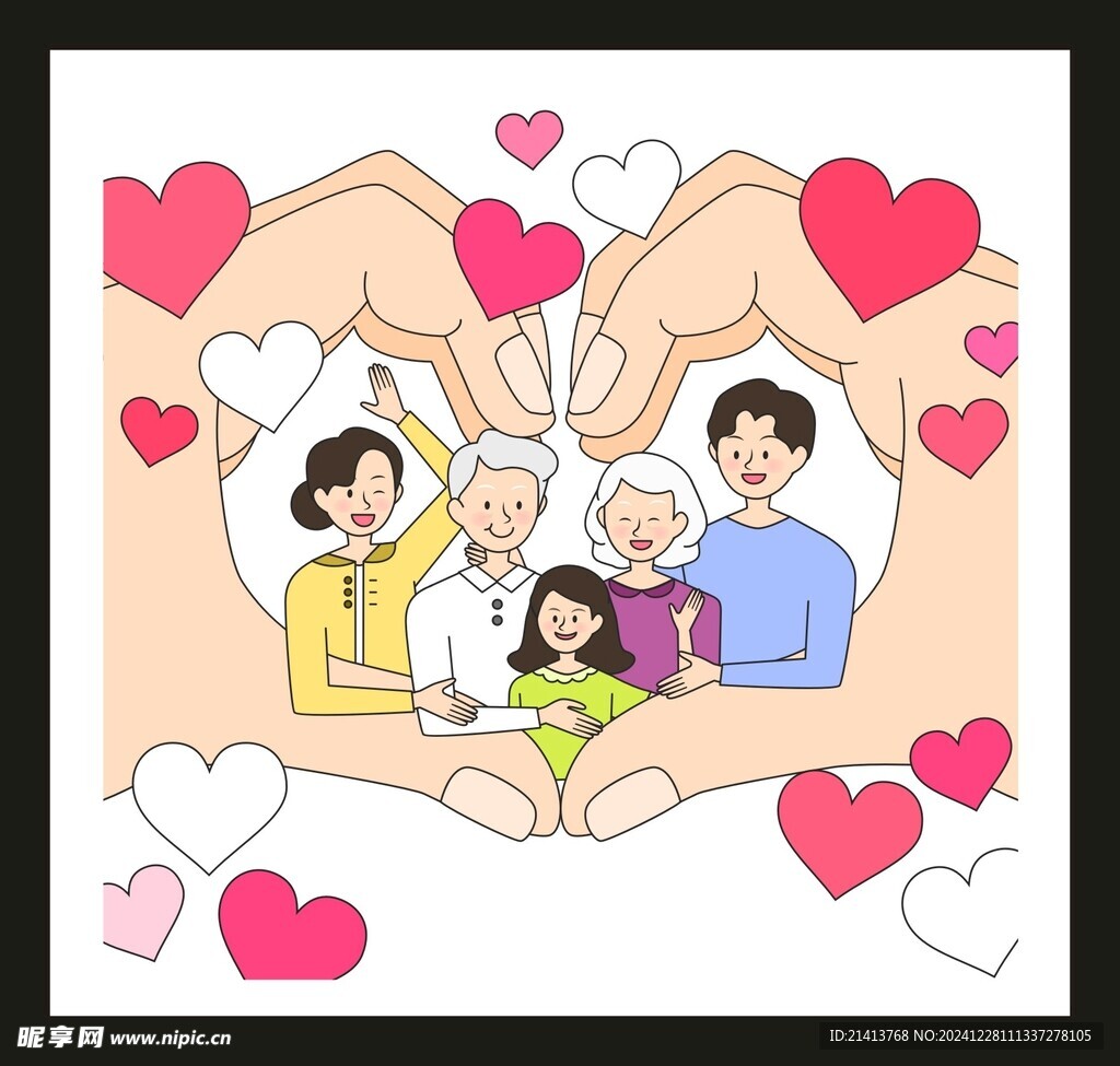 幸福家庭人物