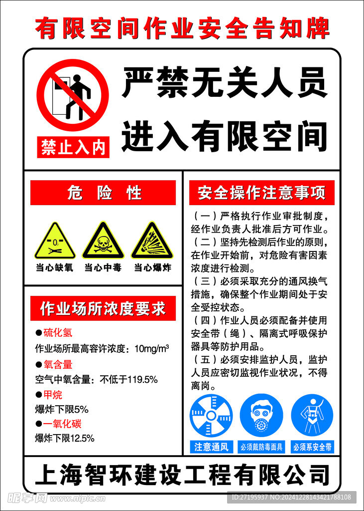 安全告知牌