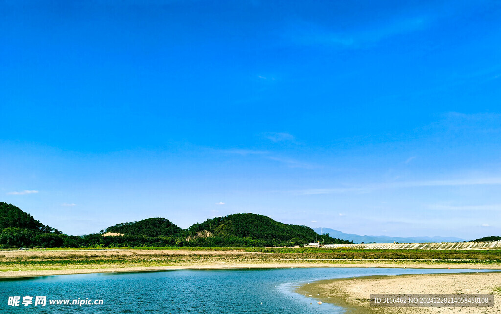 玉林寒山水库风景