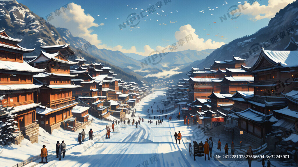 天保寨2025滑雪季 艺术字