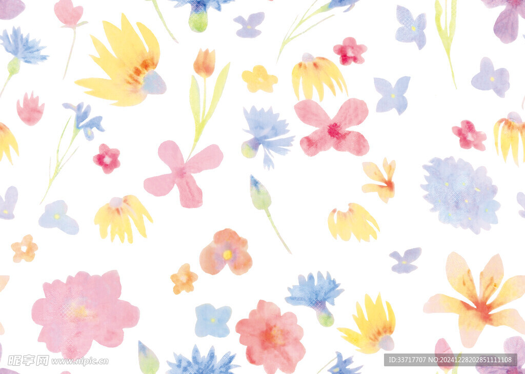 手绘花