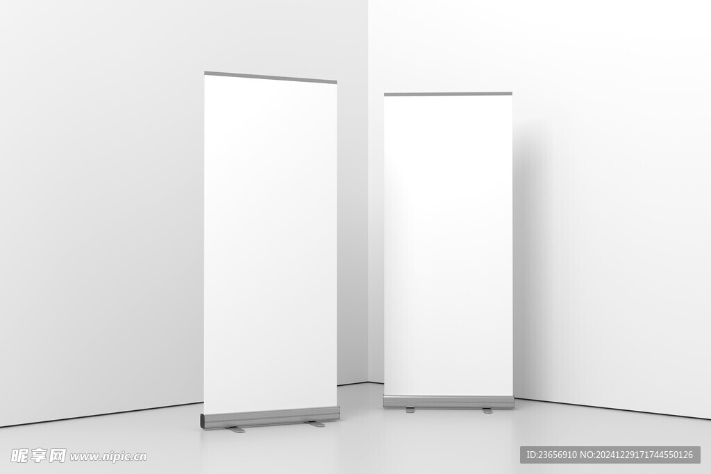 品牌纯粹展架广告样机 