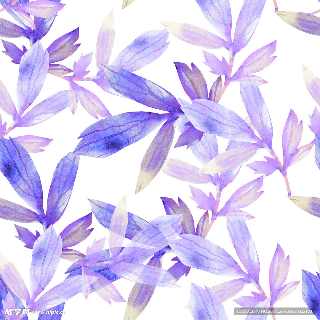 水彩花