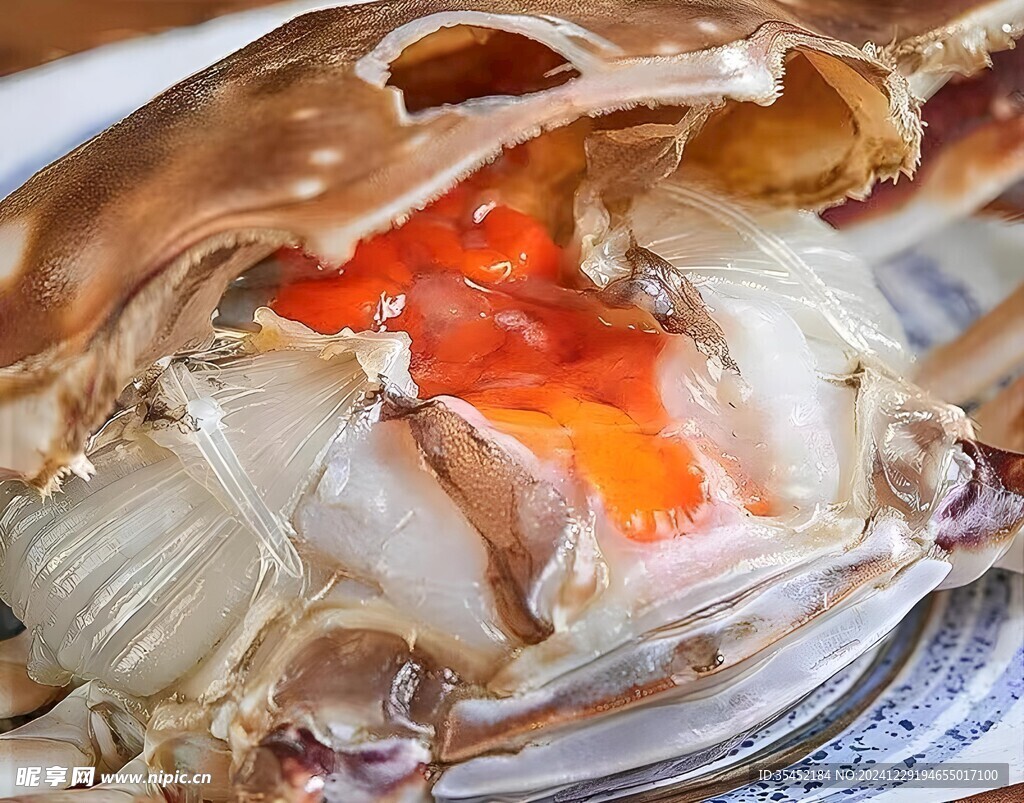 清蒸红膏蟹