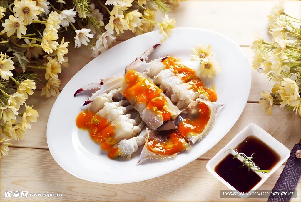 清蒸红膏蟹