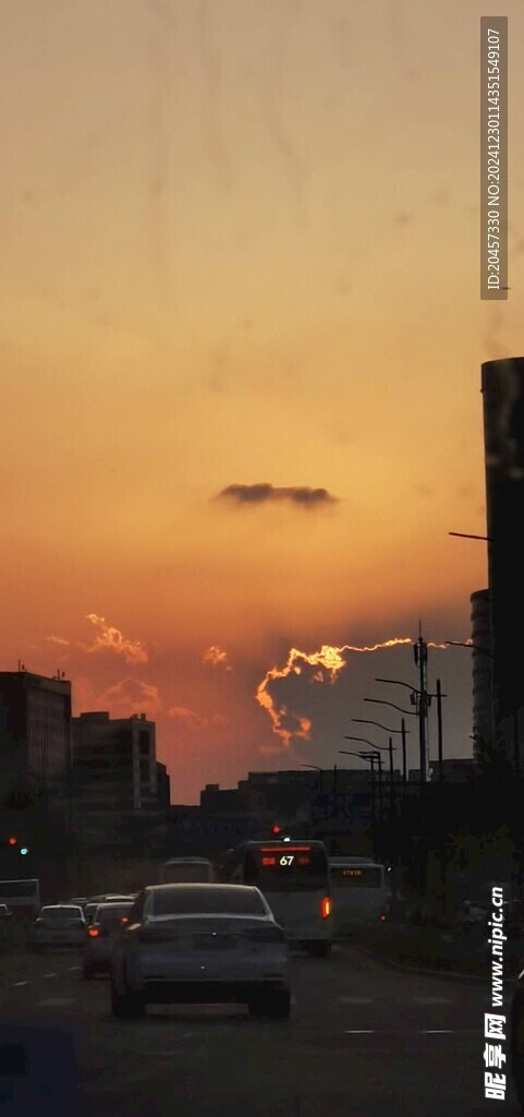 上海的夕阳