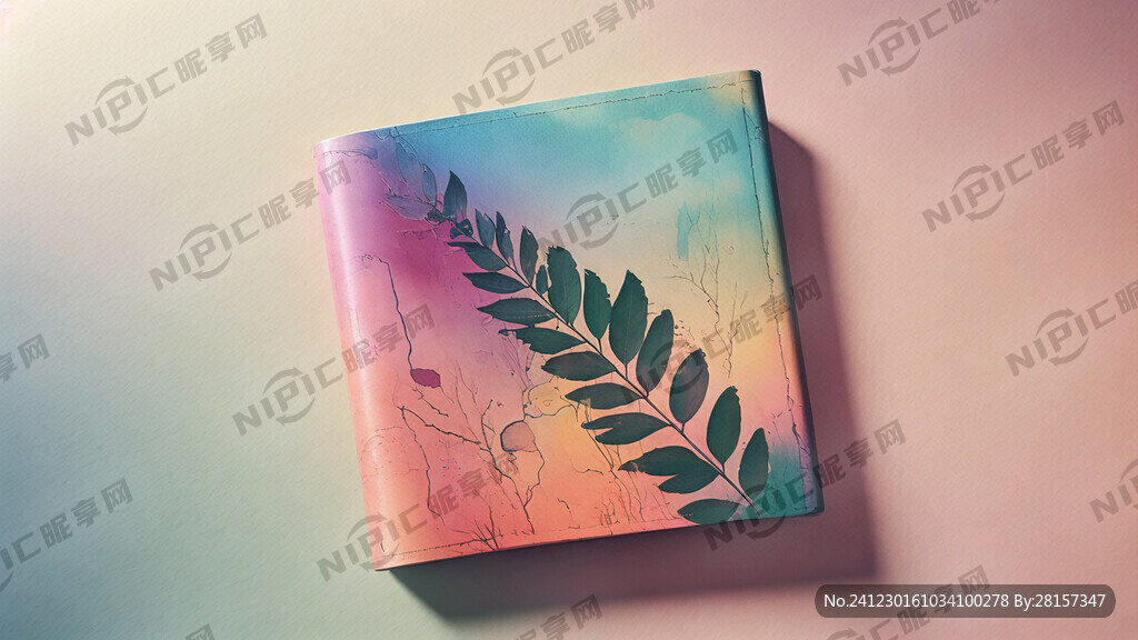 渐变色 小清新 书皮封面